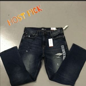 Mens Old Navy flex distressed jeans. 34-32.